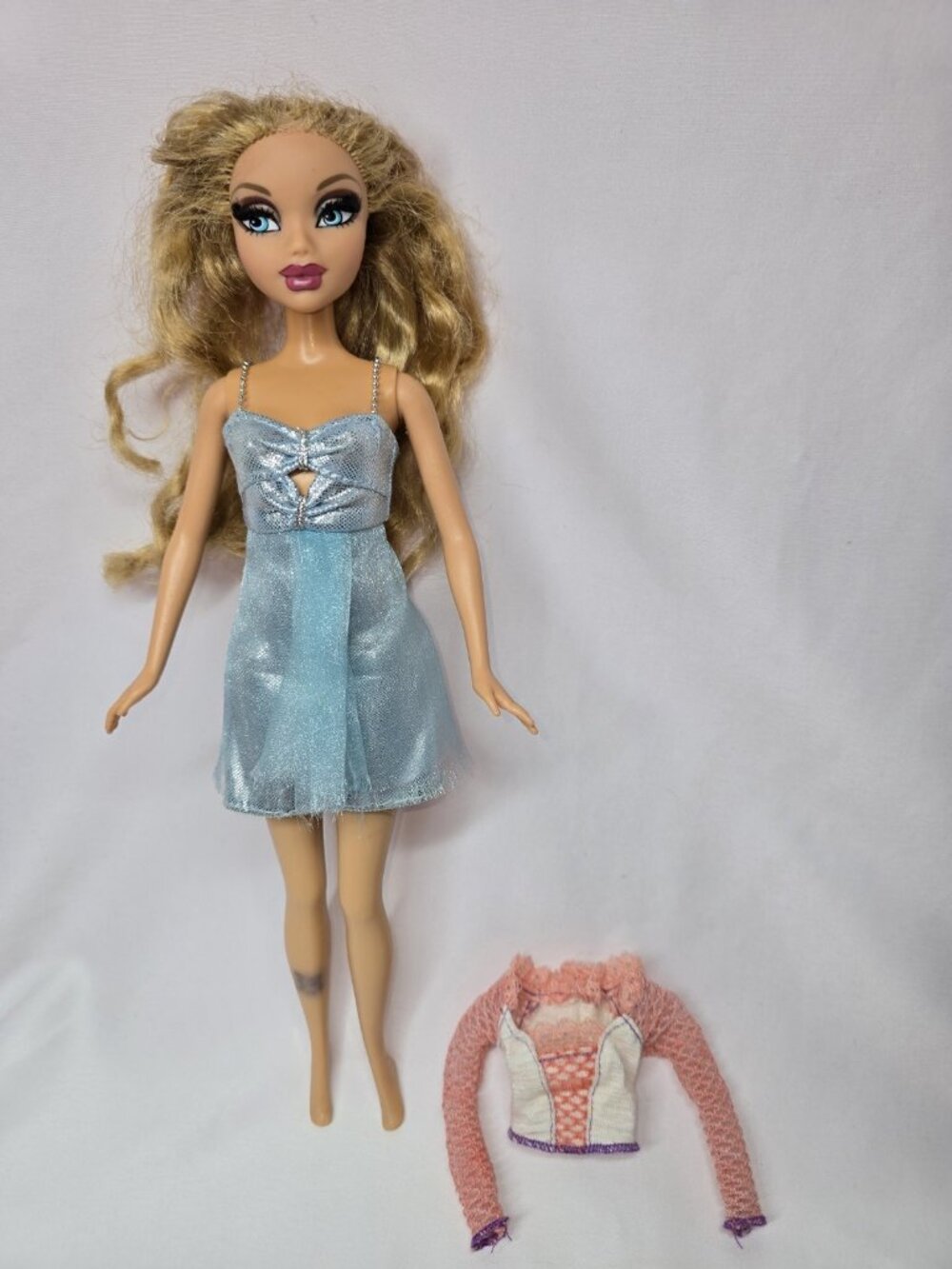 My Scene Masquerade Madness Barbie Doll Blonde Hair Blue Eyes- FLAWED AS IS